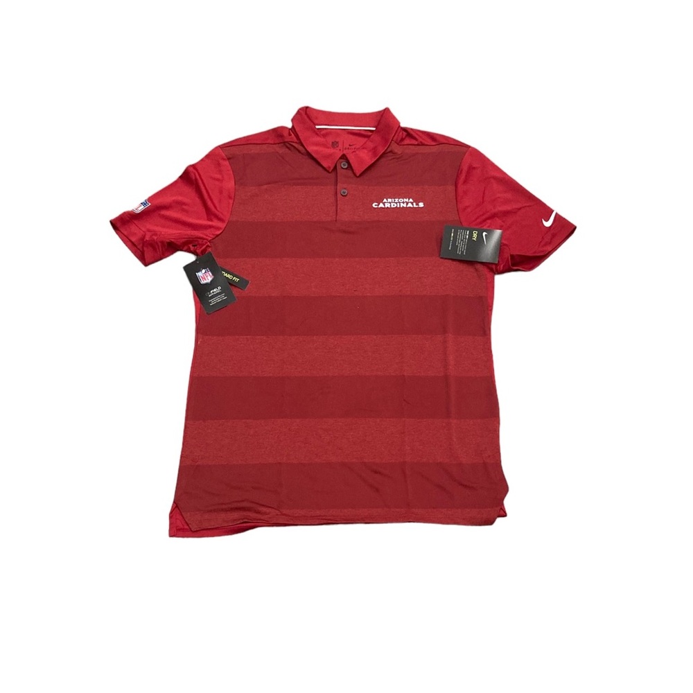 Arizona Cardinals Nike Men’s Dri Fit Sideline Wordmark Polo Shirt Small